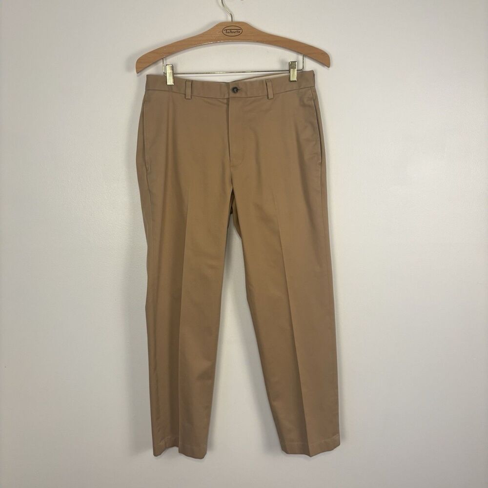 Brooks Brothers Pants Men 33X30 Khaki Advantage Chino Clark Casual Office Wear